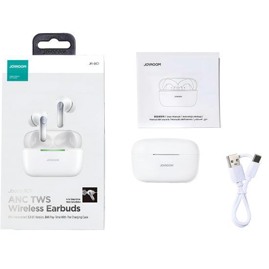 Airpods Joyroom Wireless Bluetooth JR-BC1 White